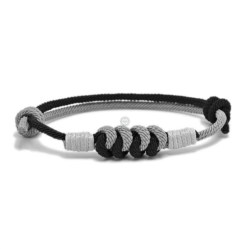 Samsara Knot Strength Reincarnation Knot Braid String Bracelet with Simple Design - Image 3
