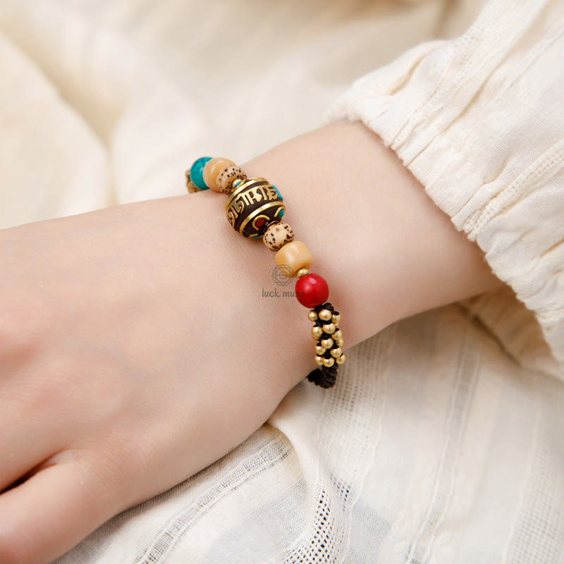 Tibetan Turquoise Buddha Bracelet for Protection and Strength - Image 7