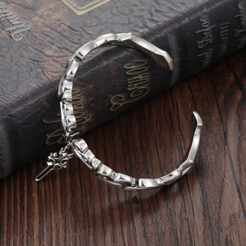 Luck Muse Viking Copper Balance Bracelet with Twisted Braided Pattern - Image 5