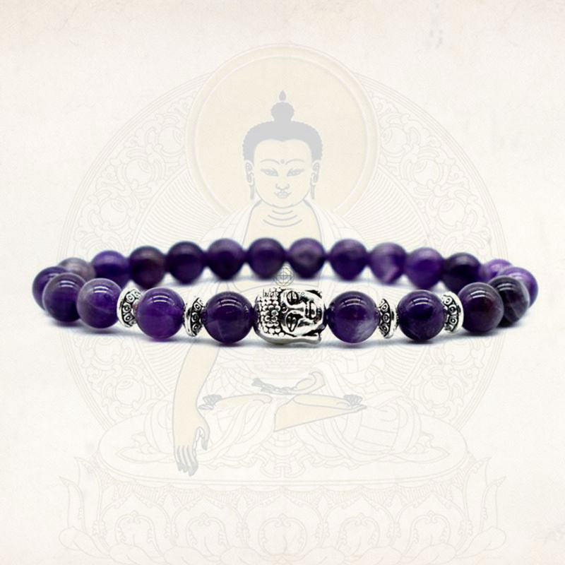 Amethyst Buddha Love Healing Bracelet - Image 3