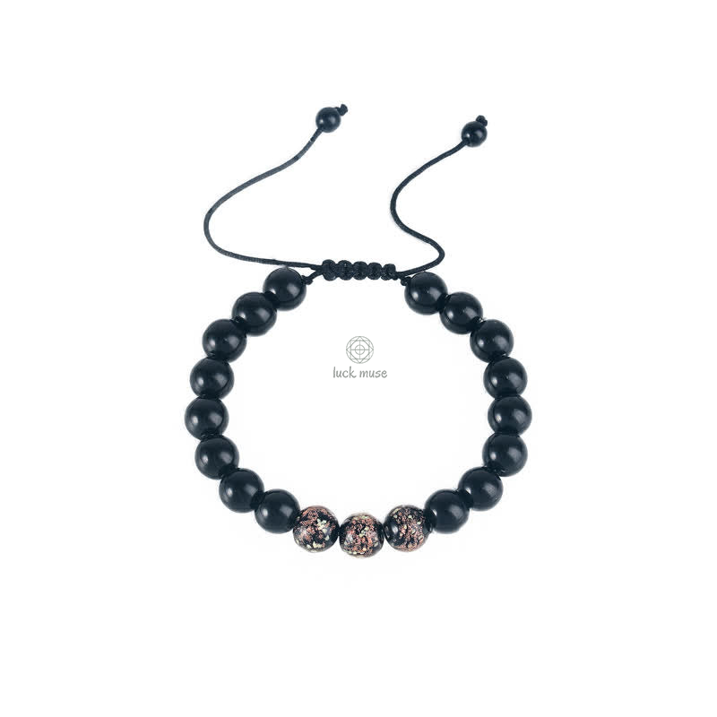 Black Obsidian Glowstone Strength Bracelet - Image 8