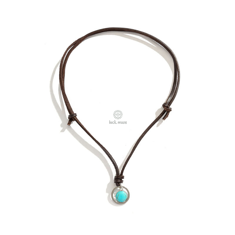 Luck Muse Turquoise Protection Necklace - Image 6