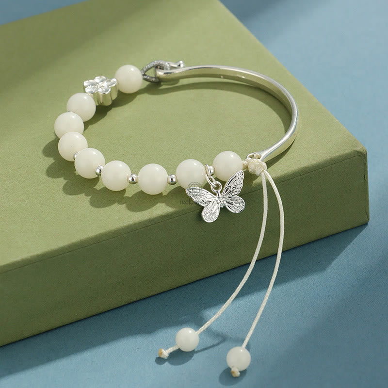 Bodhi Seed Butterfly Lotus Luck Wealth Bracelet