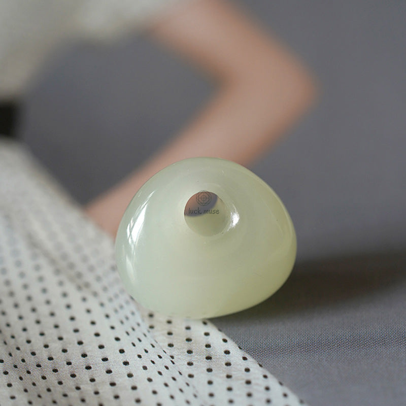 Luck Muse Natural Jade Luck & Prosperity Necklace Pendant - Assorted Colors - Image 13