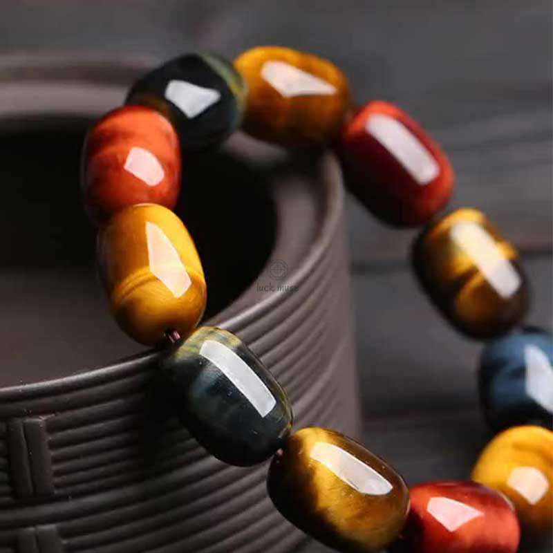 Natural Tiger Eye Healing Protection Bracelet - Luck Muse Shop - Image 7
