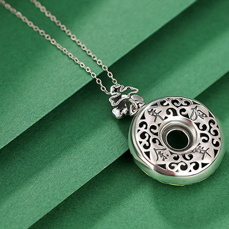 Luck Muse 990 Sterling Silver Koi Fish Copper Coin Luck Wealth 925 Sterling Silver Necklace Pendant - Image 4