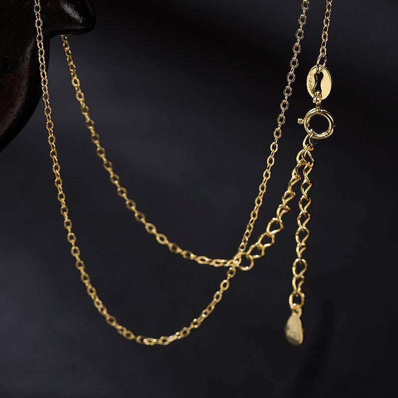 Luck Muse Jade Elephant Blessing Fortune 925 Sterling Silver Necklace Pendant - Image 12