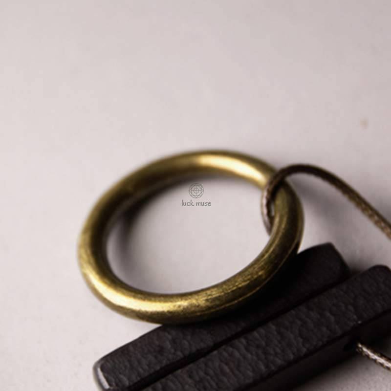 Zen Circle Ebony Wood Necklace Pendant for Enlightenment - Image 8