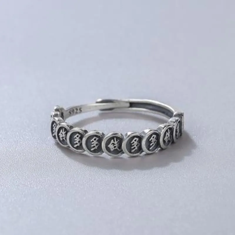 Vintage Copper Coin Luck Ring - Image 13