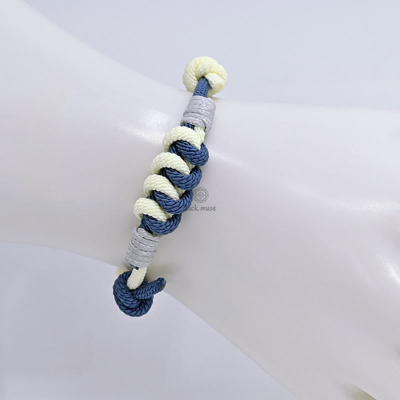 Samsara Knot Strength Reincarnation Knot Braid String Bracelet with Simple Design - Image 10