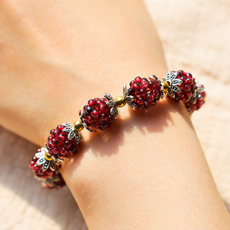 Luck Muse Garnet Healing Bracelet - Image 6