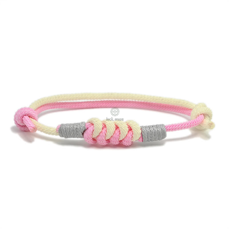 Samsara Knot Strength Reincarnation Knot Braid String Bracelet with Simple Design - Image 4