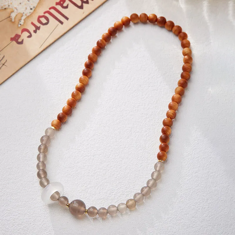 Natural Thuja Sutchuenensis Optimistic Bracelet with Luck Muse Essence - Image 3