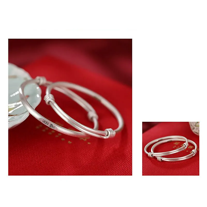 Luck Muse 999 Sterling Silver Kids Child Bracelet for Peace, Joy, and Protection - Image 12