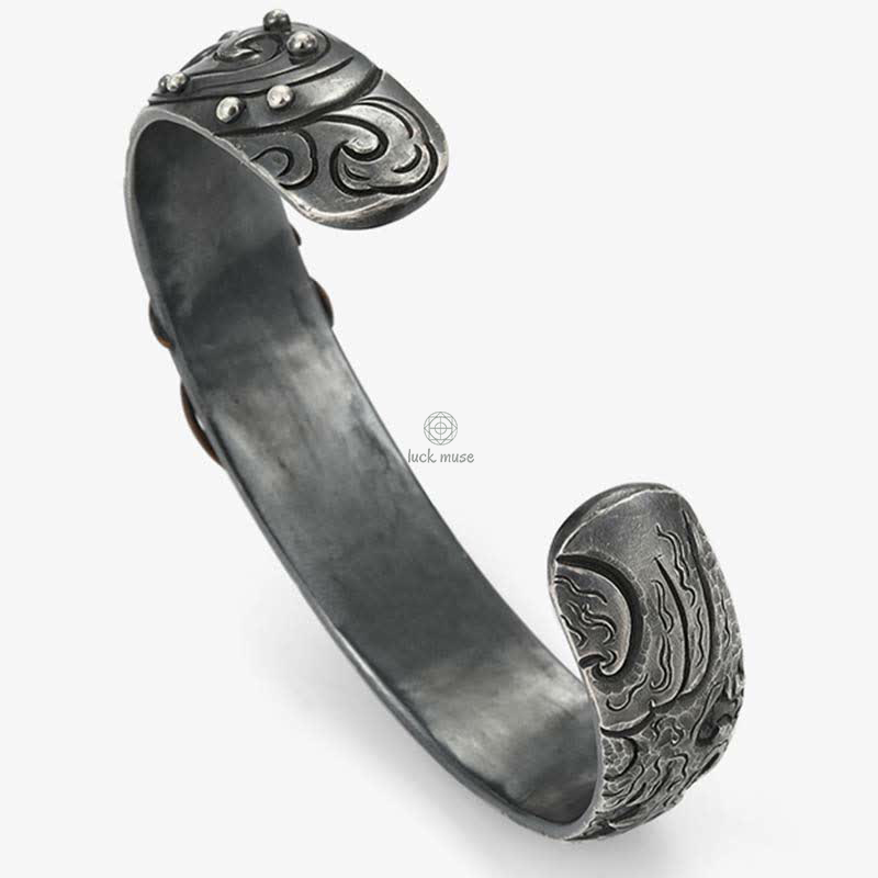 Koi Fish Luck Wealth Success Bracelet - 999 Sterling Silver & 990 Gold - Image 9