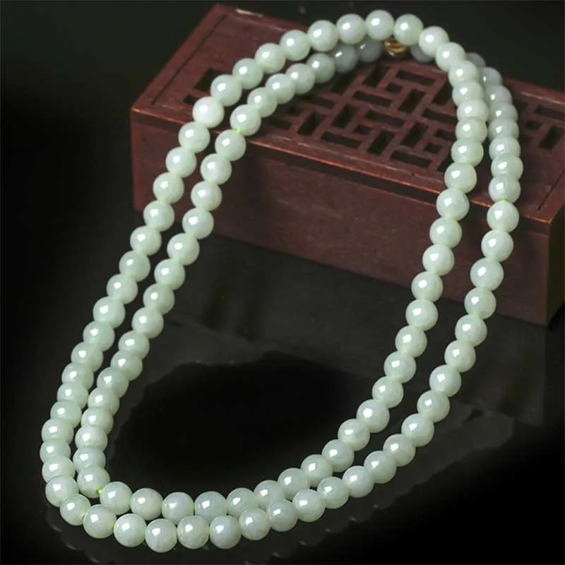 Jade Luck 108 Beads Bracelet Mala Necklace - Image 2