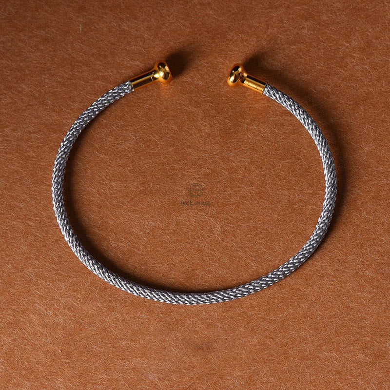 Luck Muse Handmade Luck Braid Cuff Bracelet - Image 27