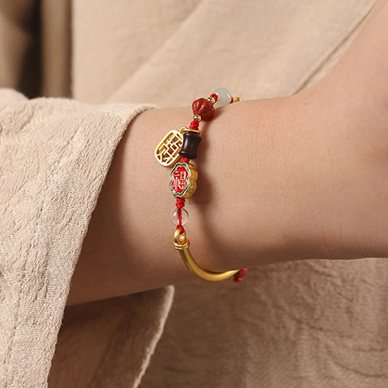 Tibetan Auspicious Clouds Bracelet for Fortune, Happiness, Wealth, and Luck - Image 11