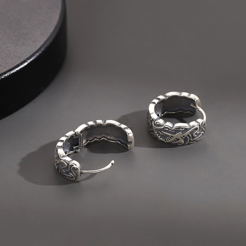 Fish Bone Pattern Wealth Earrings by Luck Muse Shop - Image 7