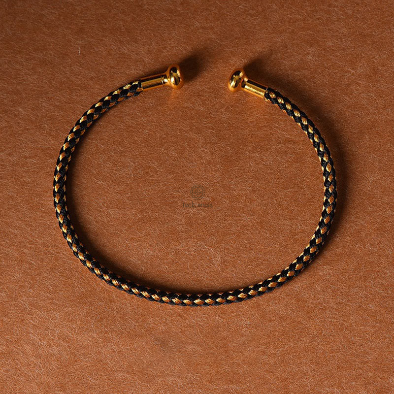 Luck Muse Handmade Luck Braid Cuff Bracelet - Image 24