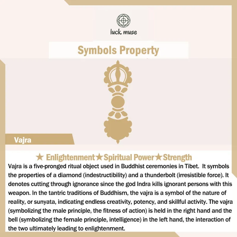 925 Sterling Silver Vajra Pendant Necklace with Spiritual Power - Luck Muse Shop - Image 8
