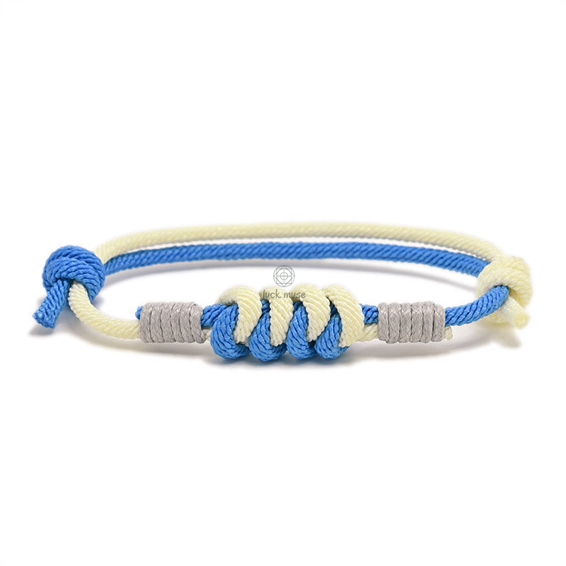 Samsara Knot Strength Reincarnation Knot Braid String Bracelet with Simple Design - Image 2