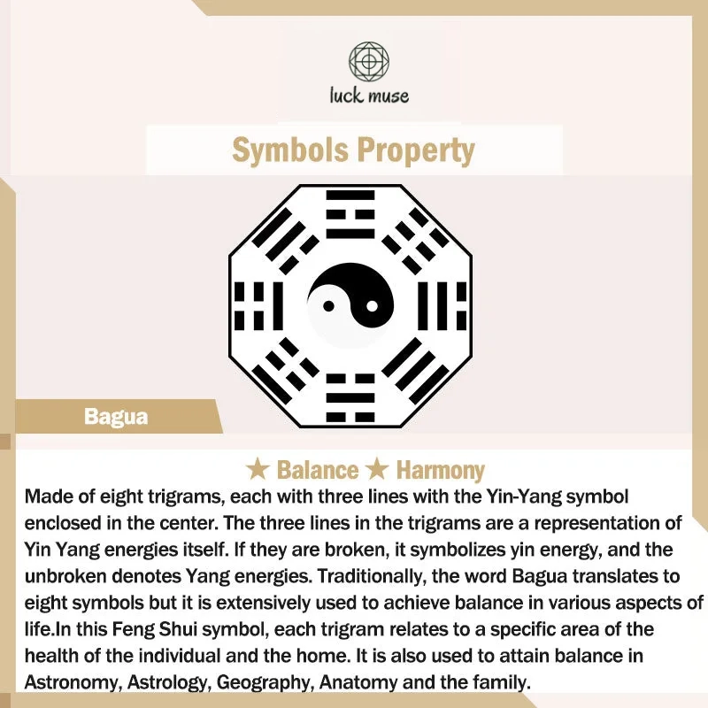 Luck Muse Natural Jade Feng Shui Bagua Yin Yang Necklace for Prosperity - Image 13