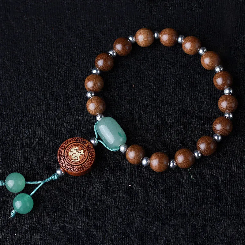 Abelia Biflora Wood Happiness Protection Bracelet by Luck Muse Shop - Image 4