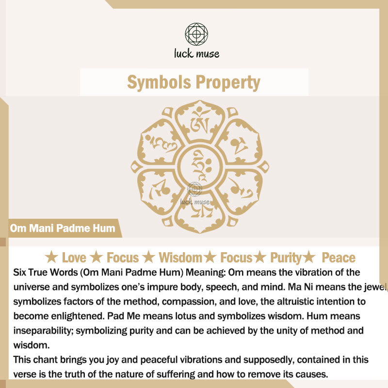 Luck Muse 925 Sterling Silver Peace Mantra Adjustable Ring with Manjusri and Om Mani Padme Hum - Image 9