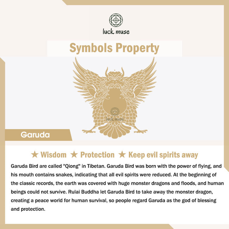Tibetan Garuda Bird Wisdom Protection Bracelet - Luck Muse Shop - Image 15