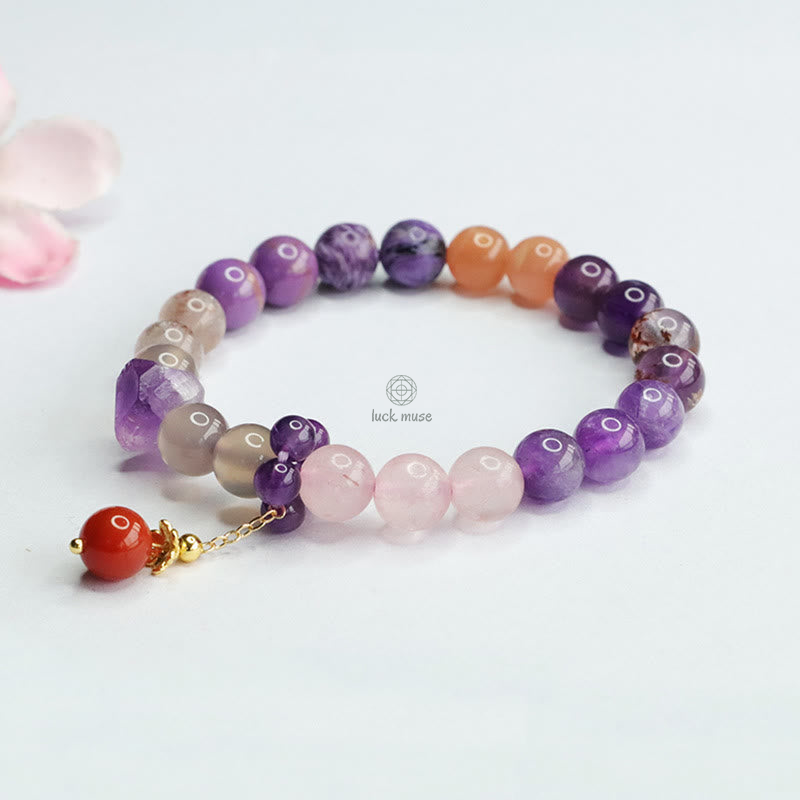 Natural Amethyst Crystal Healing Bracelet for Inner Peace by Luck Muse Shop - Image 6