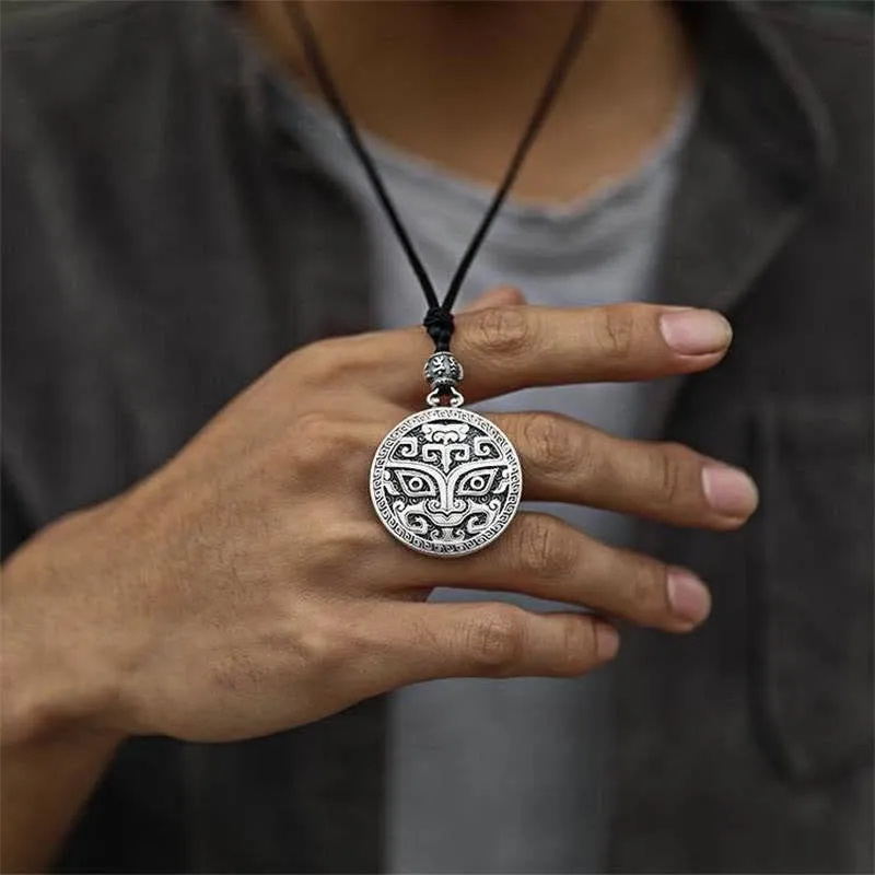 Feng Shui Taotie Wealth Mythical Creature Necklace Pendant - Image 3
