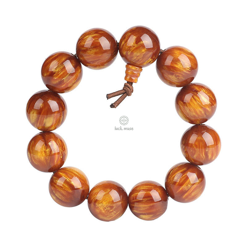 Luck Muse Golden Sea Willow Bracelet for Success and Positivity - Image 9