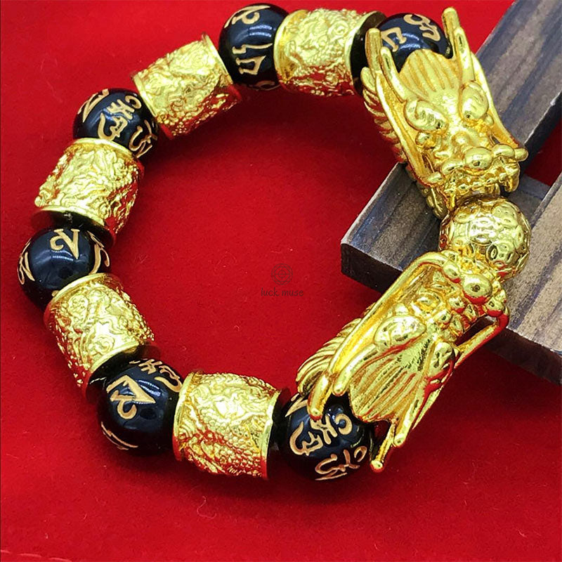 Luck Muse Double Dragon Prosperity Bracelet - Image 4