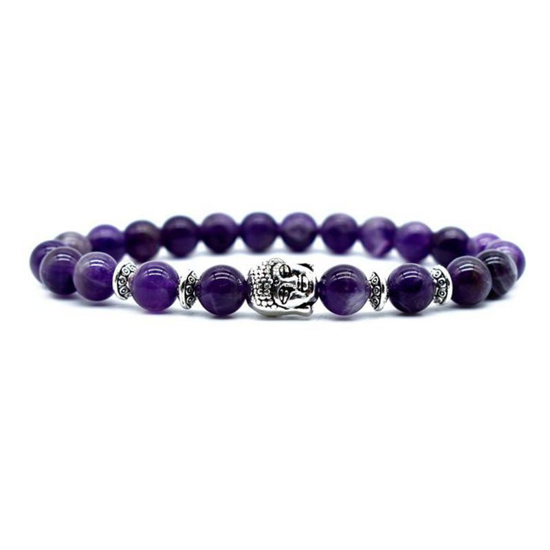 Amethyst Buddha Love Healing Bracelet