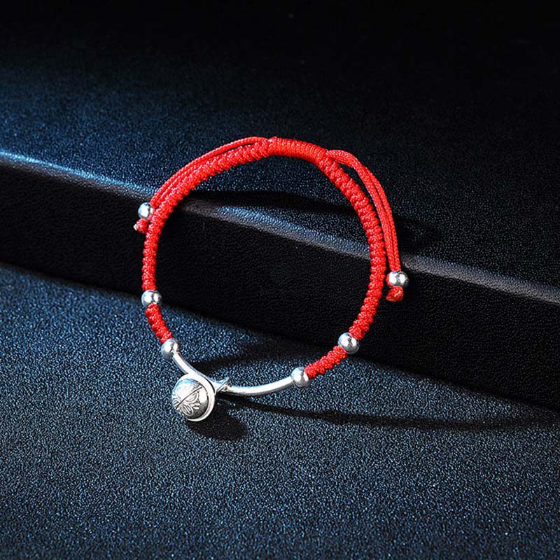 Feng Shui Red String Bell Bracelet with Luck Muse - Image 3