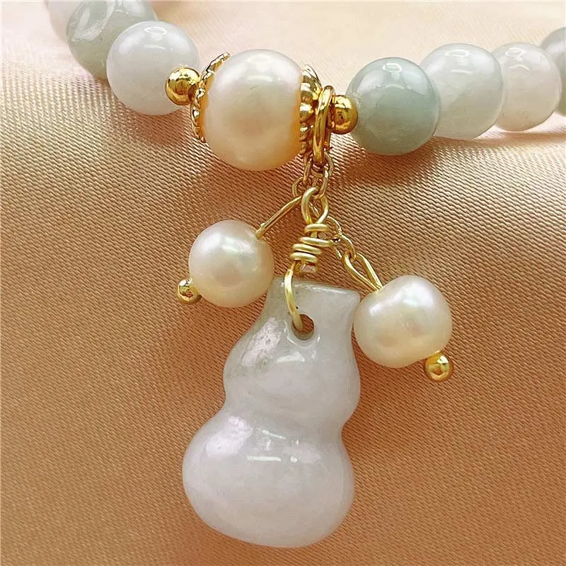 Jade Gourd Blessing Protection Bracelet - Image 5