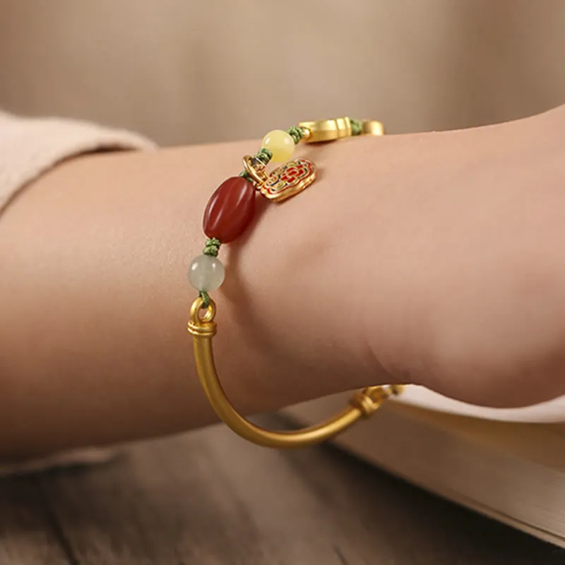 Tibetan Auspicious Clouds Bracelet for Fortune, Happiness, Wealth, and Luck - Image 5