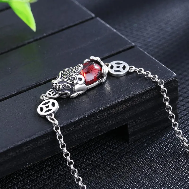 Luck Muse Feng Shui Genstone Pi Xiu Wealth Bracelet - Image 4