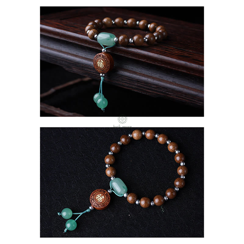 Abelia Biflora Wood Happiness Protection Bracelet by Luck Muse Shop - Image 7