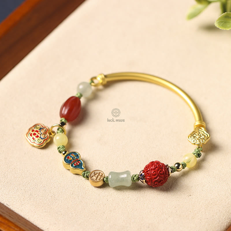 Tibetan Auspicious Clouds Bracelet for Fortune, Happiness, Wealth, and Luck