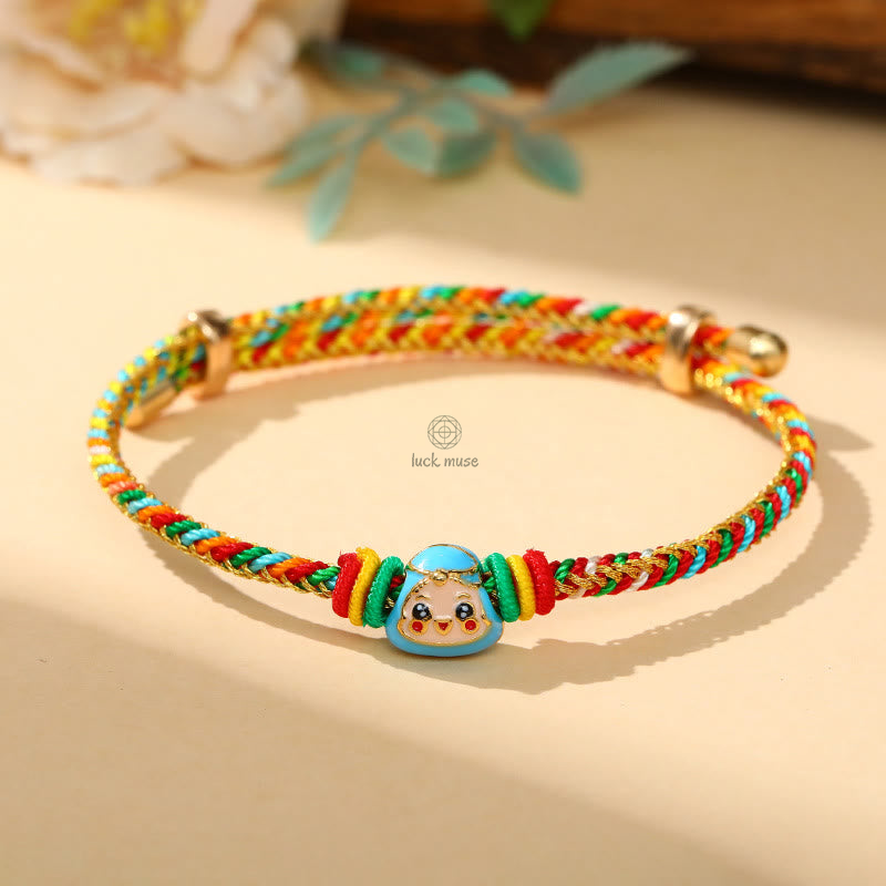 Colorful Zongzi Pattern Luck Muse Bracelet - Handmade Luck Bracelet for Children and Adults - Image 15