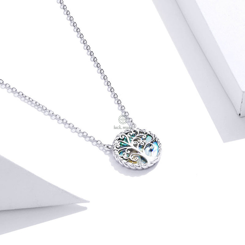 925 Sterling Silver Tree of Life Creation Necklace Pendant - Image 11