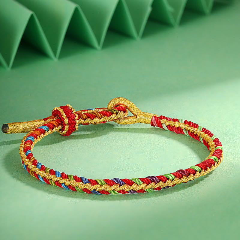 Luck Muse Handcrafted Lucky Zongzi Pattern Bracelet - Image 11
