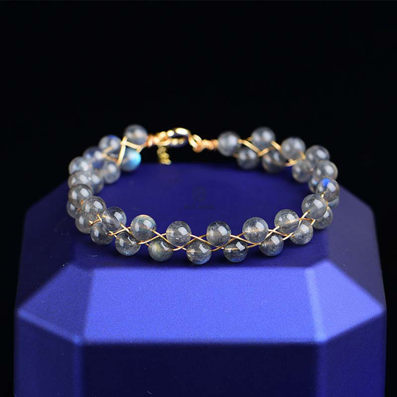Natural Moonstone Love Blessing Bracelet by Luck Muse Shop - Image 6