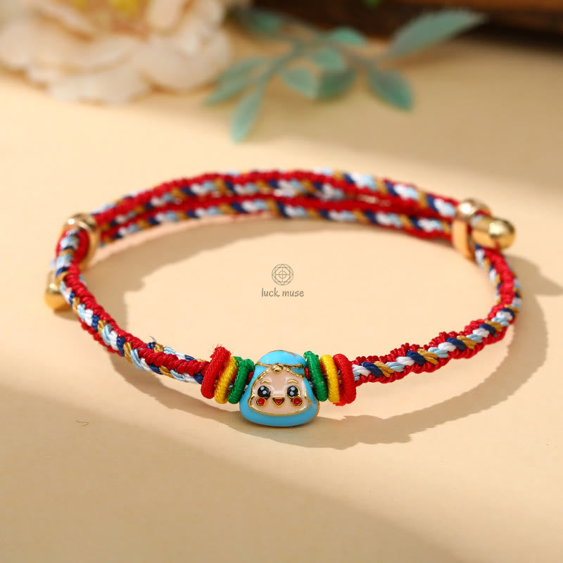 Colorful Zongzi Pattern Luck Muse Bracelet - Handmade Luck Bracelet for Children and Adults - Image 23