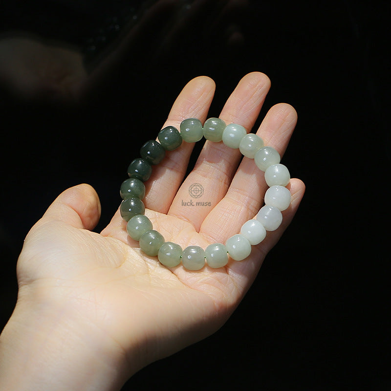 Luck Muse Gradient Jade Blessing Bracelet - Image 3