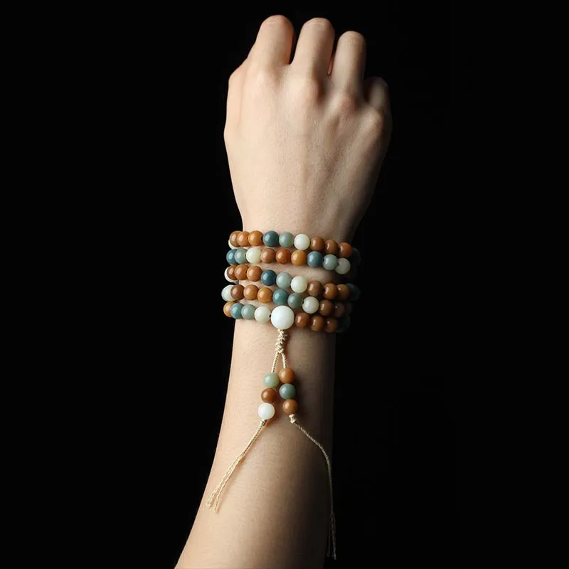 Bodhi Seed Harmony Wisdom Mala Bracelet by Luck Muse Shop - Image 10