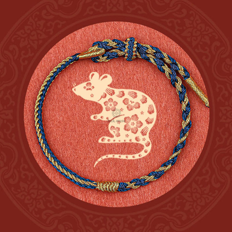 Luck Muse Handmade Chinese Zodiac Protection Bracelet Featuring Rabbit, Rooster, Rat, Horse, and Dragon - Image 12