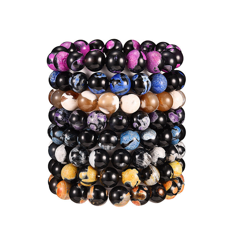 Agate and Black Onyx Protection Bracelet by Luck Muse Shop - Image 6